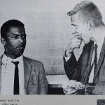 SNCC leader John Lewis (left) and Jim Zwerg after being beaten during the Freedom Rides (Photo credit: Wikipedia)